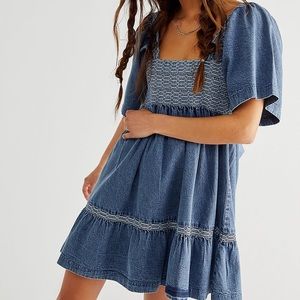 FREE PEOPLE DENIM DRESS
